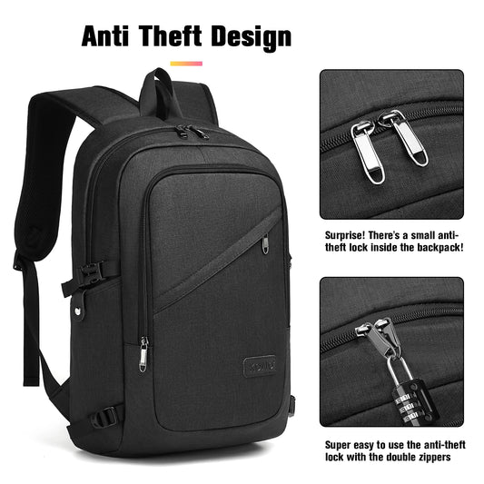 Anti-Diefstal Laptop Rugzak – Veilig, Stijlvol & Ideaal voor Onderweg!