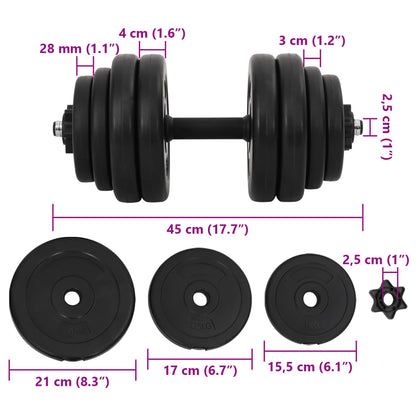 Halters 2X15 Kg