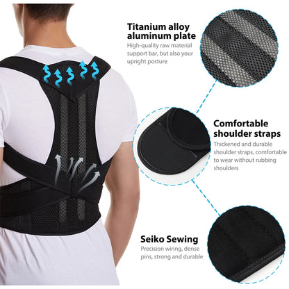 Posture - Slechte Houding? Verstelbare Rugbrace voor een Rechte & Gezonde Houding!