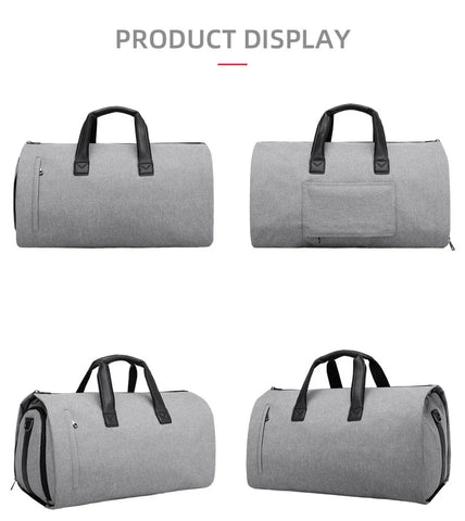 Luxe Convertible Reis- & Kledingtas – 2-in-1 Duffeltas met Ruime Capaciteit!