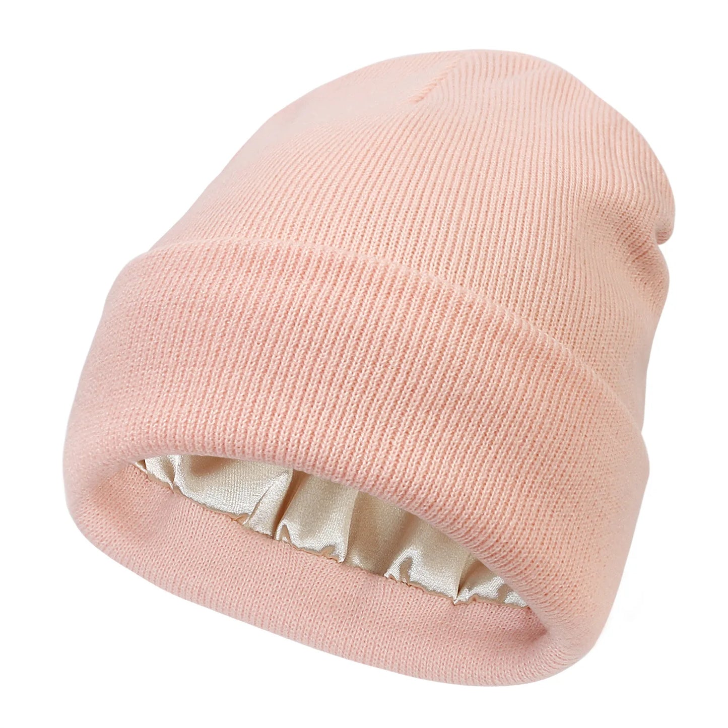 Geen Pluis, Geen Gedoe: Waterdichte Satijnen Beanie – Blijf Stijlvol in Elk Weer!