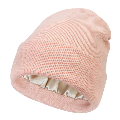 Geen Pluis, Geen Gedoe: Waterdichte Satijnen Beanie – Blijf Stijlvol in Elk Weer!