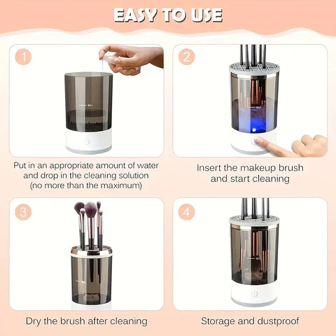 USB Plug Draagbare Elektrische Make-up Borstel Cleaner