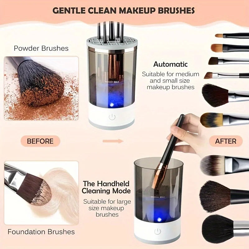 USB Plug Draagbare Elektrische Make-up Borstel Cleaner