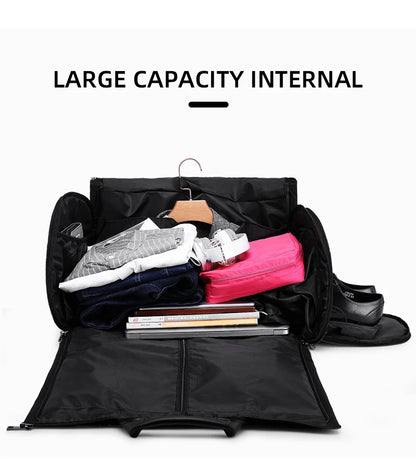 Luxe Convertible Reis- & Kledingtas – 2-in-1 Duffeltas met Ruime Capaciteit!