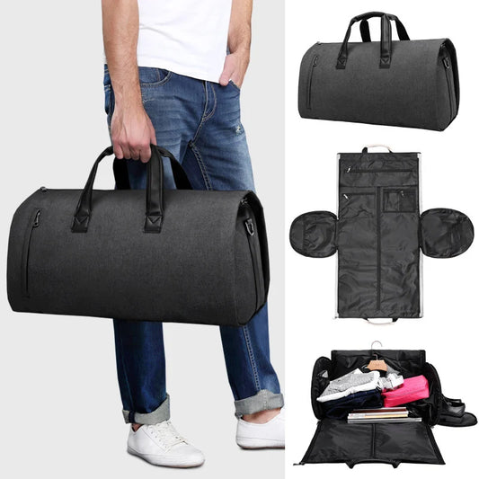 Luxe Convertible Reis- & Kledingtas – 2-in-1 Duffeltas met Ruime Capaciteit!