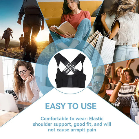 Posture - Slechte Houding? Verstelbare Rugbrace voor een Rechte & Gezonde Houding!