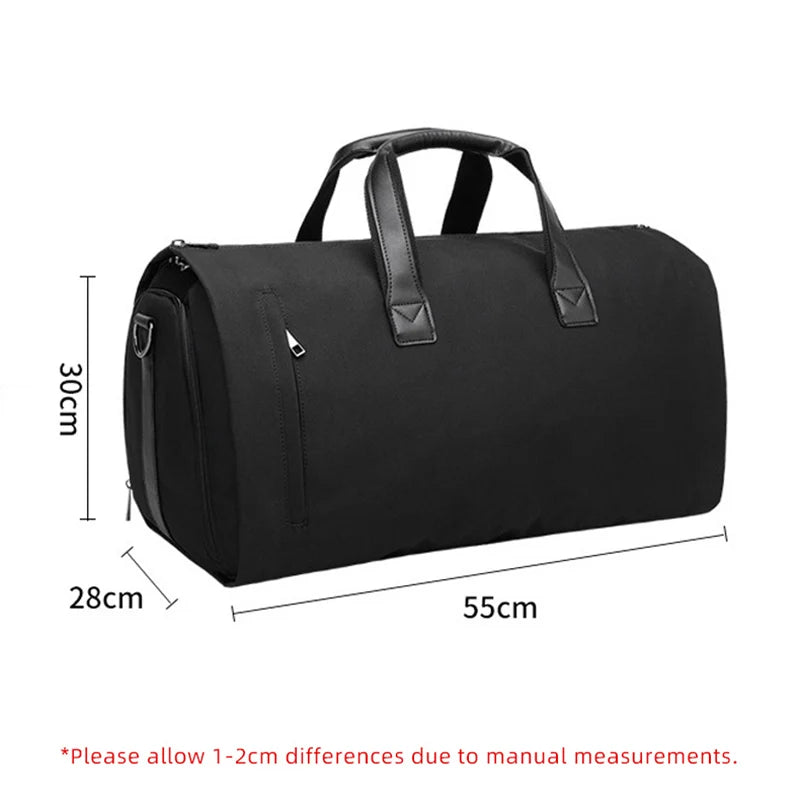 Luxe Convertible Reis- & Kledingtas – 2-in-1 Duffeltas met Ruime Capaciteit!