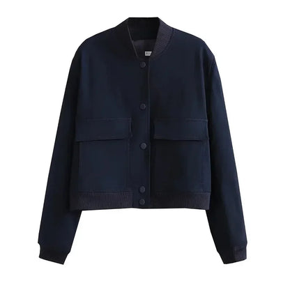 Yara | Stijlvolle Cropped Bomber Jacket